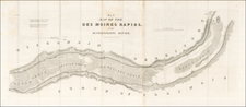 Iowa Map By Robert E. Lee