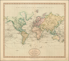 World and World Map By John Cary