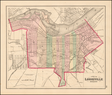 Kentucky Map By OW Gray