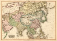 Asia and Asia Map By John Pinkerton