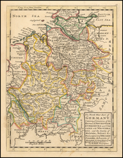 Germany Map By Herman Moll