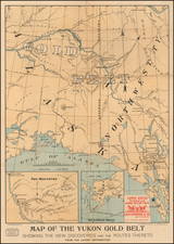 Alaska and Canada Map By Britton & Rey / A.L. McDonald