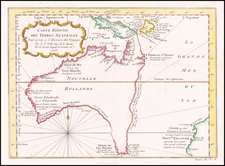 Australia Map By Jacques Nicolas Bellin