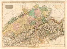 Switzerland Map By John Pinkerton