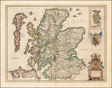 Scotland Map By Willem Janszoon Blaeu