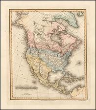 North America Map By Fielding Lucas Jr.