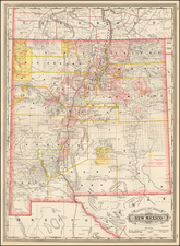 Southwest Map By George F. Cram