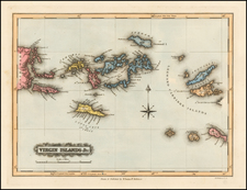 Virgin Islands Map By Fielding Lucas Jr.