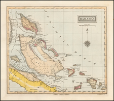 Caribbean Map By Fielding Lucas Jr.