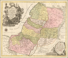 Holy Land Map By Tobias Conrad Lotter