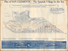 Plat of San Clemente -- The Spanish Village By The Sea By Ole Hanson