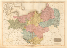 Poland, Baltic Countries and Germany Map By John Pinkerton