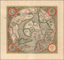 Northern Hemisphere and Polar Maps Map By Gerard Mercator