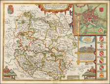 British Counties Map By John Speed