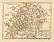 Germany Map By Herman Moll