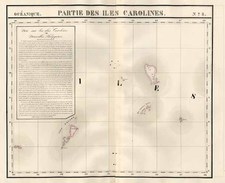 Australia & Oceania, Oceania and Other Pacific Islands Map By Philippe Marie Vandermaelen