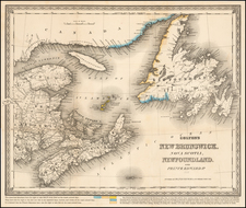 Canada Map By G.W.  & C.B. Colton