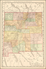 Southwest and Rocky Mountains Map By Rand McNally & Company