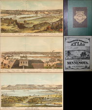 Midwest, Minnesota and Atlases Map By A. T. Andreas