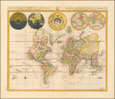 World Map By Johannes Covens  &  Cornelis Mortier