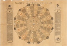 Celestial Maps and Curiosities Map By F. X.  Messionnier