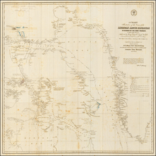 Polar Maps and Canada Map By Matthew Fontaine Maury / U.S. Hydrographical Office