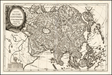 Asia and Asia Map By Heinrich Scherer