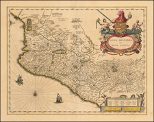 Mexico Map By Willem Janszoon Blaeu