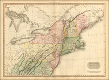 New England, Mid-Atlantic and Midwest Map By John Pinkerton