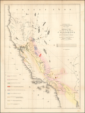 California Map By U.S. Pacific RR Survey