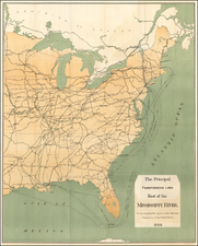 United States Map By American Graphic Co.