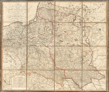 Poland Map By Giovanni Antonio Rizzi-Zannoni / Artaria & Co.