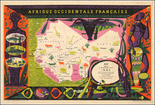 Africa, Africa and West Africa Map By Alain Cornic