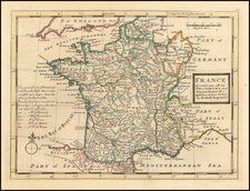 France Map By Herman Moll