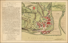 Canada Map By John Rocque / Edward Oakley