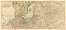 Poland, Russia, Baltic Countries, Sweden, Norway and Germany Map By Charles Smith