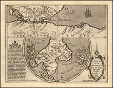 Southern Hemisphere, Polar Maps and South America Map By Matthias Quad / Johann Bussemachaer