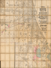 Illinois and Chicago Map By L.M. Snyder & Co.