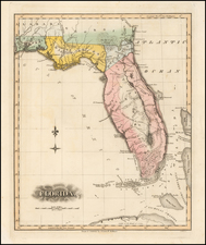 Florida Map By Fielding Lucas Jr.