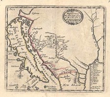 Texas, Southwest, Mexico and California Map By Robert Morden