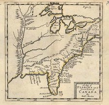 United States, Mid-Atlantic, Southeast and Midwest Map By Robert Morden