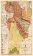 Wyoming Map By U.S. Army Corps of Topographical Engineer