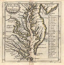 Mid-Atlantic and Southeast Map By Robert Morden