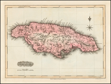 Caribbean Map By Fielding Lucas Jr.