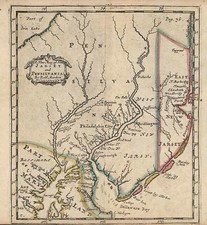 Mid-Atlantic Map By Robert Morden