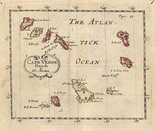 Europe, Africa, North Africa and Balearic Islands Map By Robert Morden