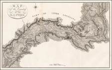 Midwest and Plains Map By Georges Henri Victor Collot