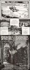 Pictorial Maps, Los Angeles and Other California Cities Map By Beverly Hills Chamber of Commerce