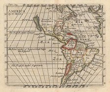 South America and America Map By Robert Morden