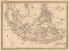 Southeast Asia and Philippines Map By Alexandre Vuillemin